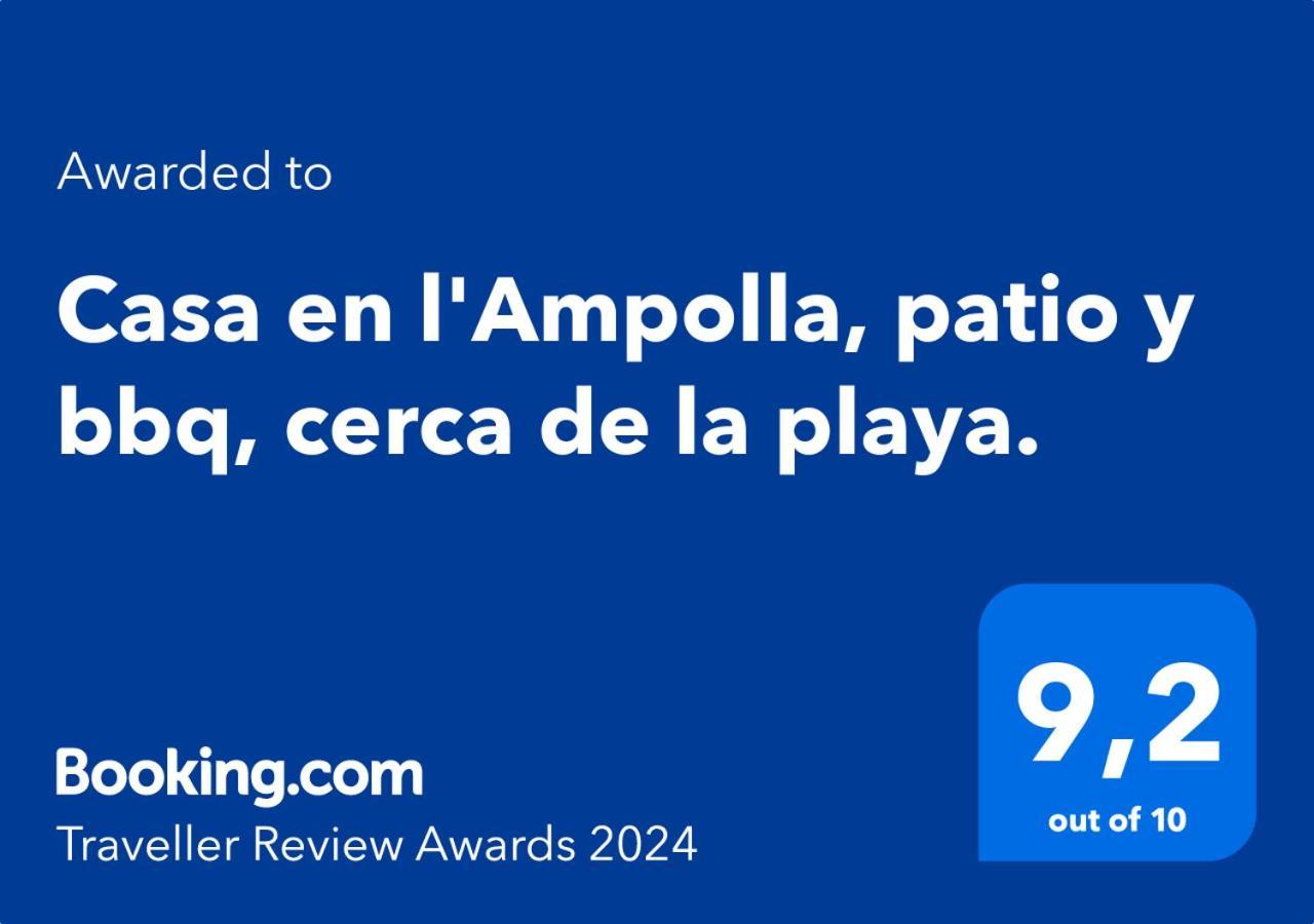 فيلا Casa En L'Ampolla, Patio Y Bbq, Cerca De La Playa, Pet Friendly المظهر الخارجي الصورة